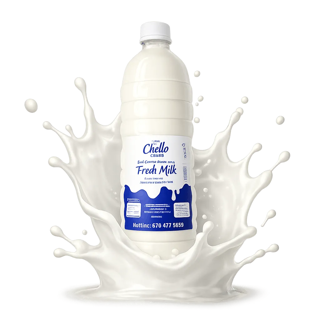 Chello Fresh Milk bottle